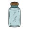 Jar vessel for pills, medicines, liquids