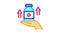 jar of vitamins to enhance immunity Icon Animation