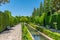 Jardines bajos at Generalife gardens in Granada, Spain