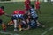 The Jarnac and Cherves-Richemont rugby teams play each-other