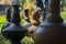 Jars and antique terracotta vases, primitive caramic Southeast Asian