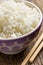 Jasmine rice in ceramic bowl