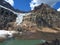 Jasper National Park with Angel Glacier and Cavell Pond in the Canadian Rocky Mountains, Alberta