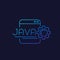 Java coding, linear icon