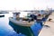 Javea Xabia fisherboats in port at Alicante Spain