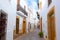 Javea Xabia old town streets in Alicante Spain