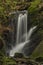 Javori waterfall on Javori creek in Krkonose mountains