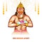 Jay shri ram happy hanuman jayanti festival card background