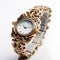Jay Zassy Gold And Floral Bracelet Watch Inspired By Rani