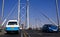 Jaywalking across Nelson Mandela Bridge