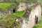 Jazlovets castle spring ruins, Ternopil Region, Ukraine.