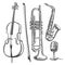 Jazz musical instruments