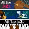 Jazz piano, saxophonist banners