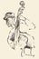 Jazz poster double bass music acoustic consept