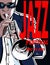 Jazz poster with trumpeter