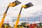 Jcb brand loader 20 September 2019, Poznan Poland