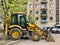 JCB Construction Tractor in Russia.