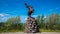 Jeanne d\\\'Arc statue on the Alsatian Belchen