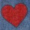 jeans heart background
