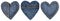 Jeans Heart Shape Patch Object Stitches Seam, Valentines Day