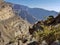 Jebel Akhdar in Oman, Green Canyon and blue sky