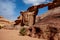 Jebel Burdah rock bridge in Wadi Rum