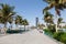 Jeddah, Saudi Arabia, February 22 2020: Corniche, promenade right on the shores of the Red Sea in downtown Jeddah