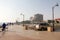 JEDDAH, SAUDI ARABIA - July 27, 2018. Jeddah Corniche near King Fahd`s Fountain