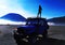 Jeep Adventure road sea of sand at Mount Bromo