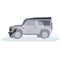 Jeep. Car for off-road driving. Car, vector illustration