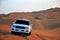 Jeep in dunes