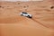 Jeep safari in the sand dunes