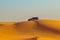 Jeep safari on sand dunes in Dubai desert