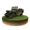 Jeep Willys front piece of land