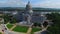 Jefferson City, Missouri State Capitol, Amazing Landscape, Drone View, Downtown