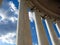 Jefferson Memorial Columns in Washington DC