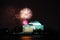 Jefferson Memorial with fireworks, Washington DC