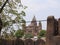 Jehangir, nature around Fort Orchha, Hindu religion, ancient architecture, Orchha, Madhya Pradesh, India