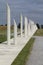 Jelling Palisade Monument, Jutland, Denmark,