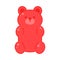 Jelly bears fruit gummy. Character Illustrator.