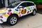 The Jelly Belly Car Covered in Jelly Belly Jellybeans