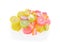 Jelly candy on white background