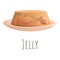 Jelly icon, cartoon style