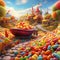 Jellybean Haven: A Rainbow Carnival of Chewy, Juicy Delights