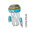 Jellyfish family, sketch for your design