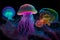 Jellyfish Psychedelia AI Render