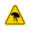 Jellyfish risk symbol