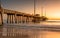 Jennette`s Fishing Pier in Nags Head , North Carolina at sunrise.