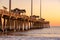 Jennette`s Fishing Pier in Nags Head , North Carolina at sunrise.