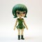 Jennifer: A Manga-inspired Vinyl Toy With Expressive Green Hair